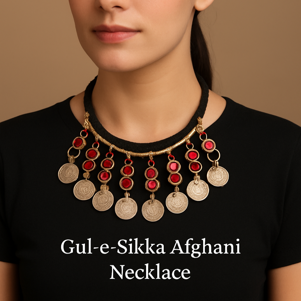 Gul e sikka Afghani necklace