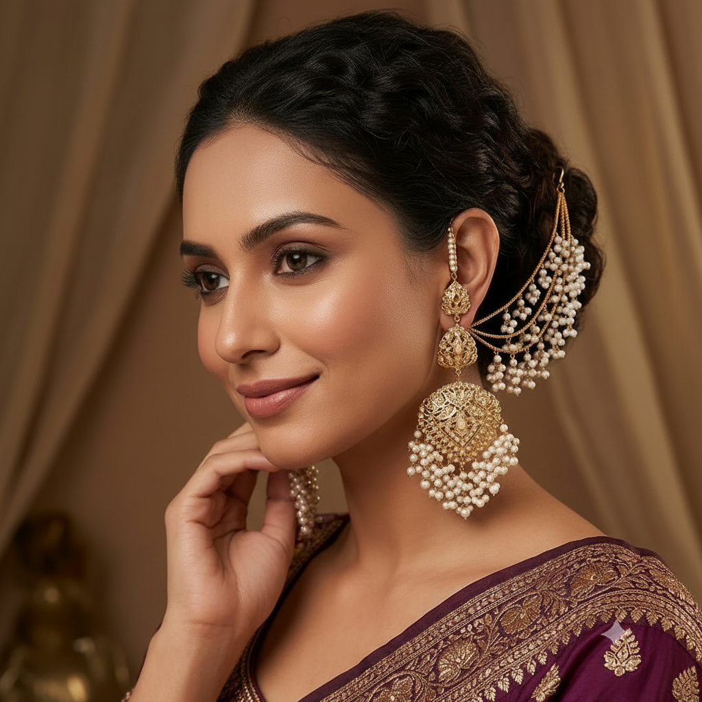 Heavy jhumka's