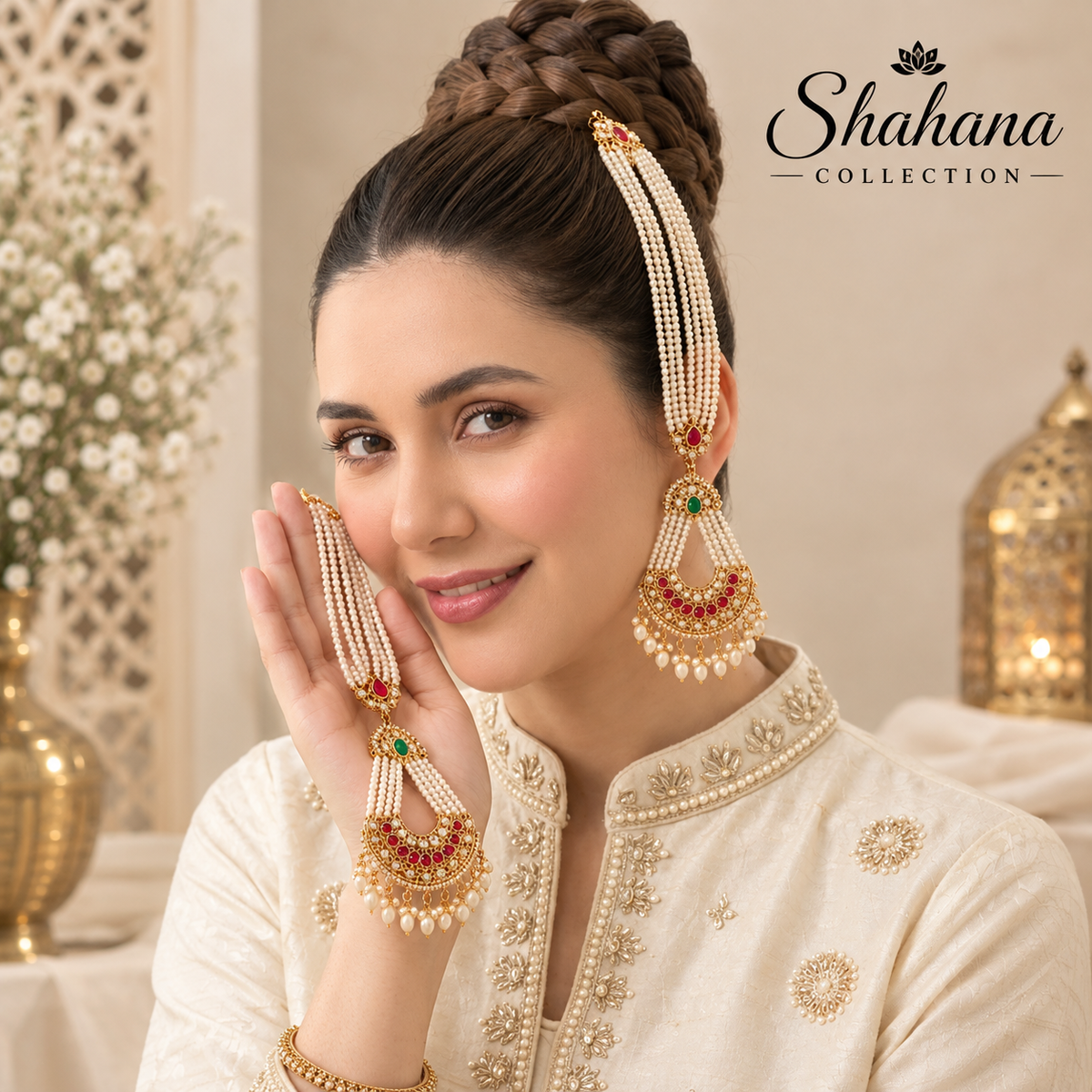 Rani Sahara Kundan Earrings