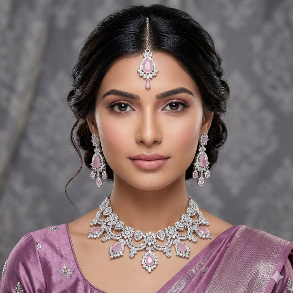 Noor-e-Naz Zircon Set
