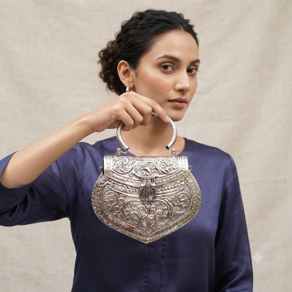 Amoura Heart Clutch