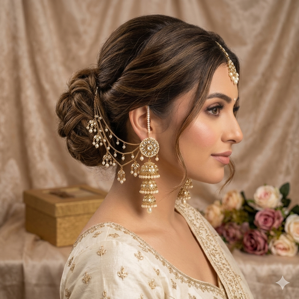 Bahubali kundun Earrings
