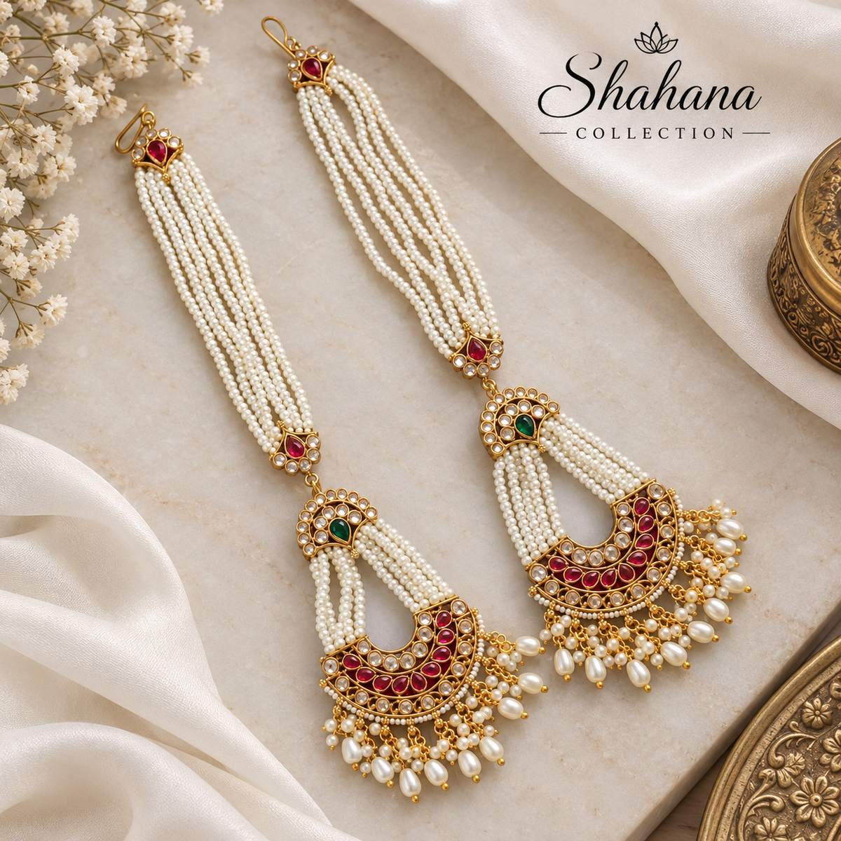 Rani Sahara Kundan Earrings
