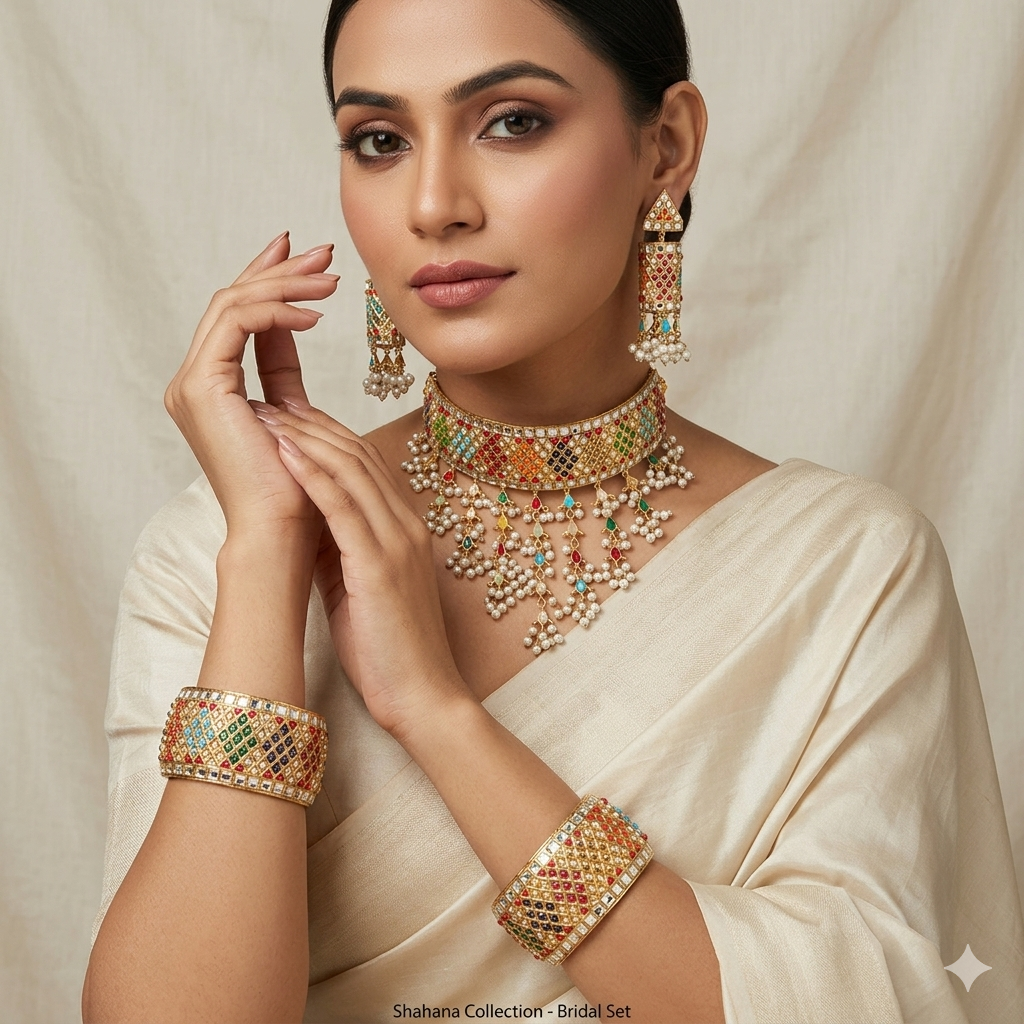 Nizami  Gluband set with Kara pair