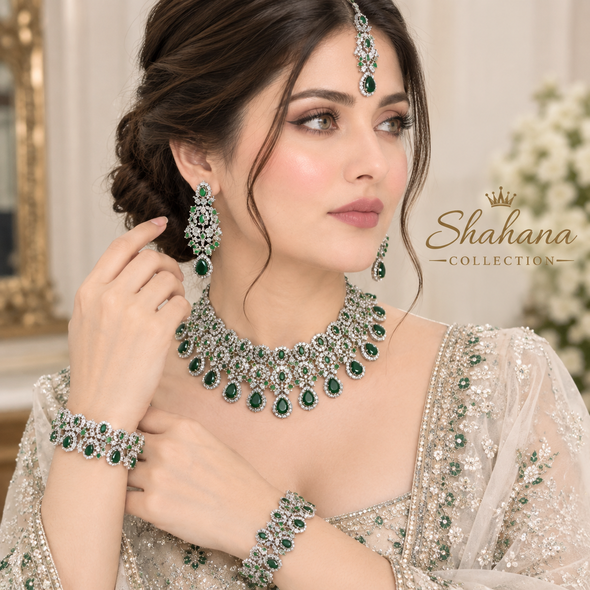 Emerald Éclat Zircon Set