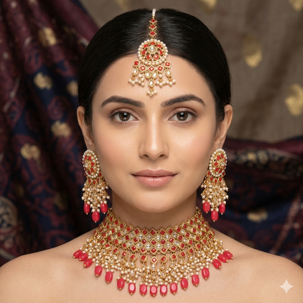 Gul-e-Rubina Choker Set