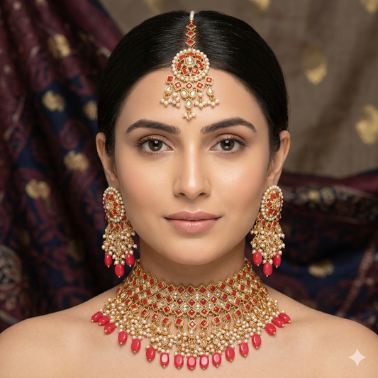 Gul-e-Rubina Choker Set