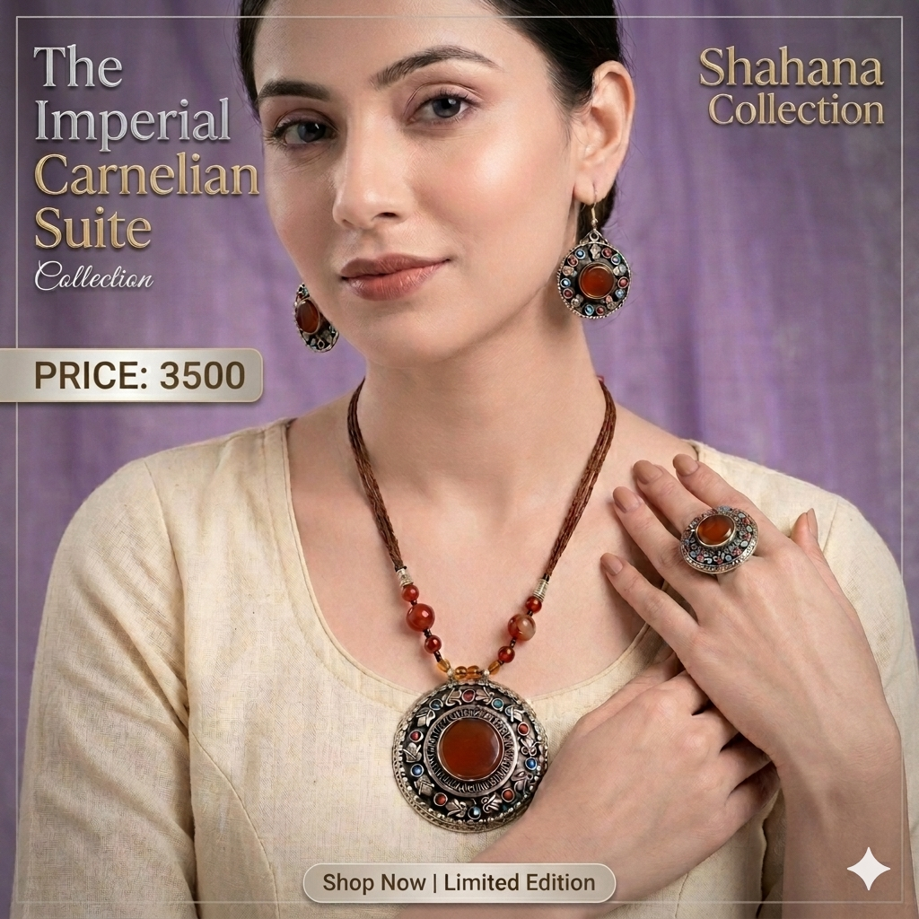Carnelian Inspired Jewelry Set