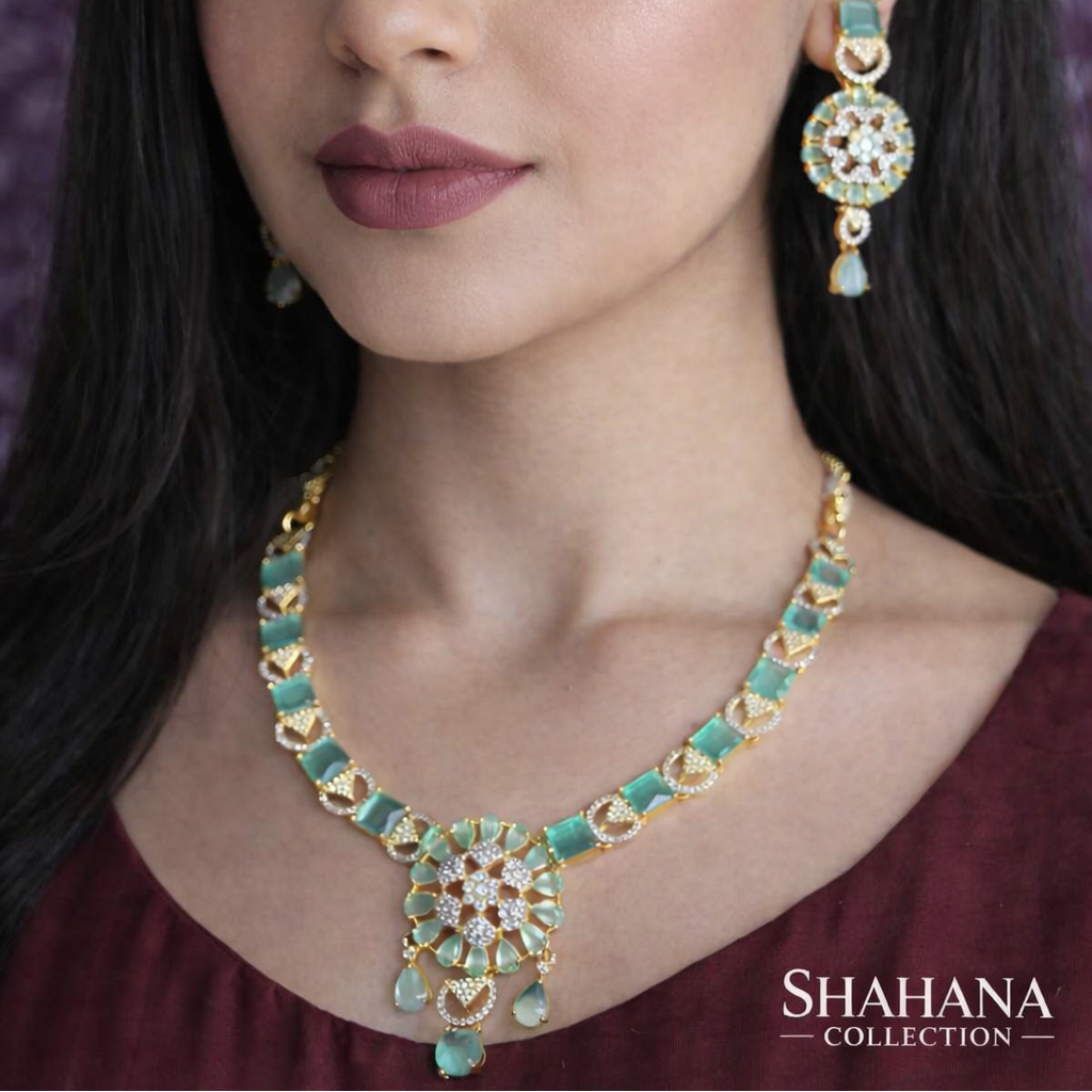 Gold Plated Zircon Elegance