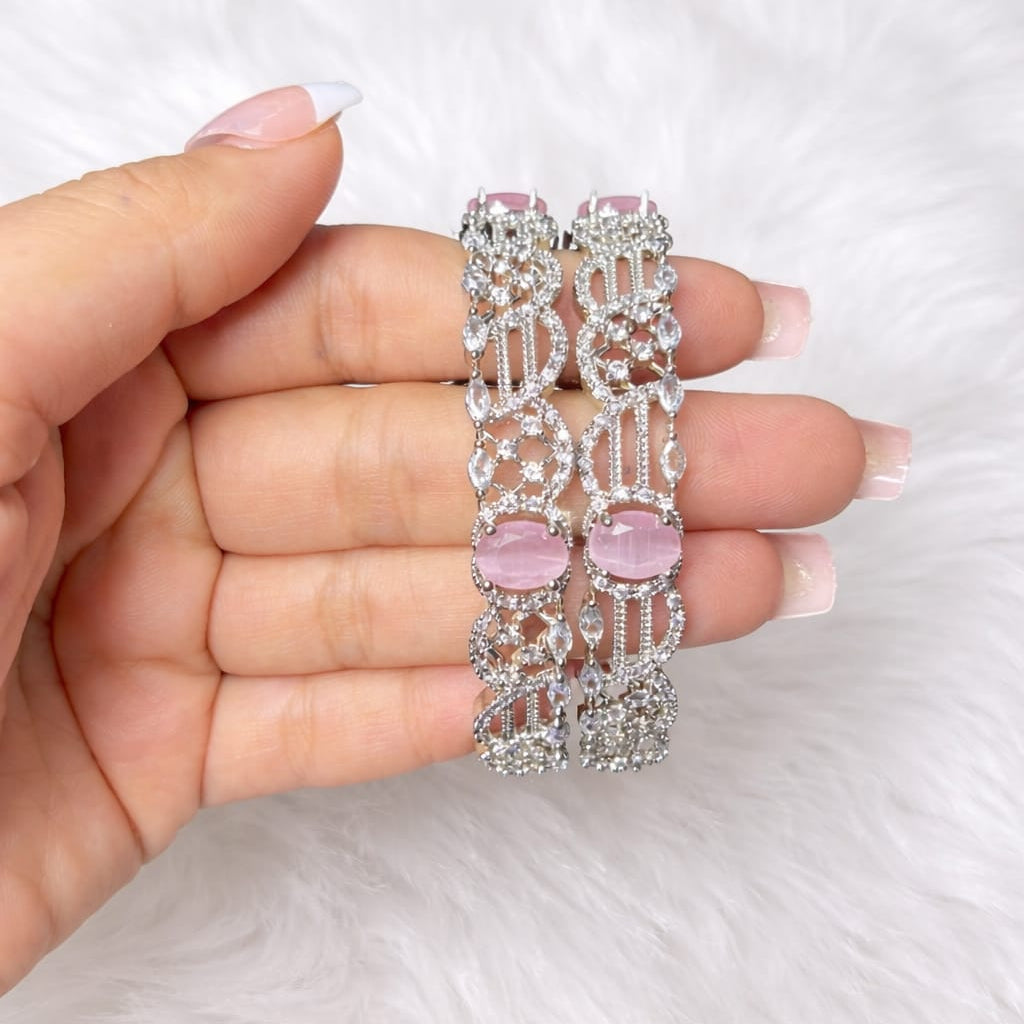 Princess Silver Plated Bangles
