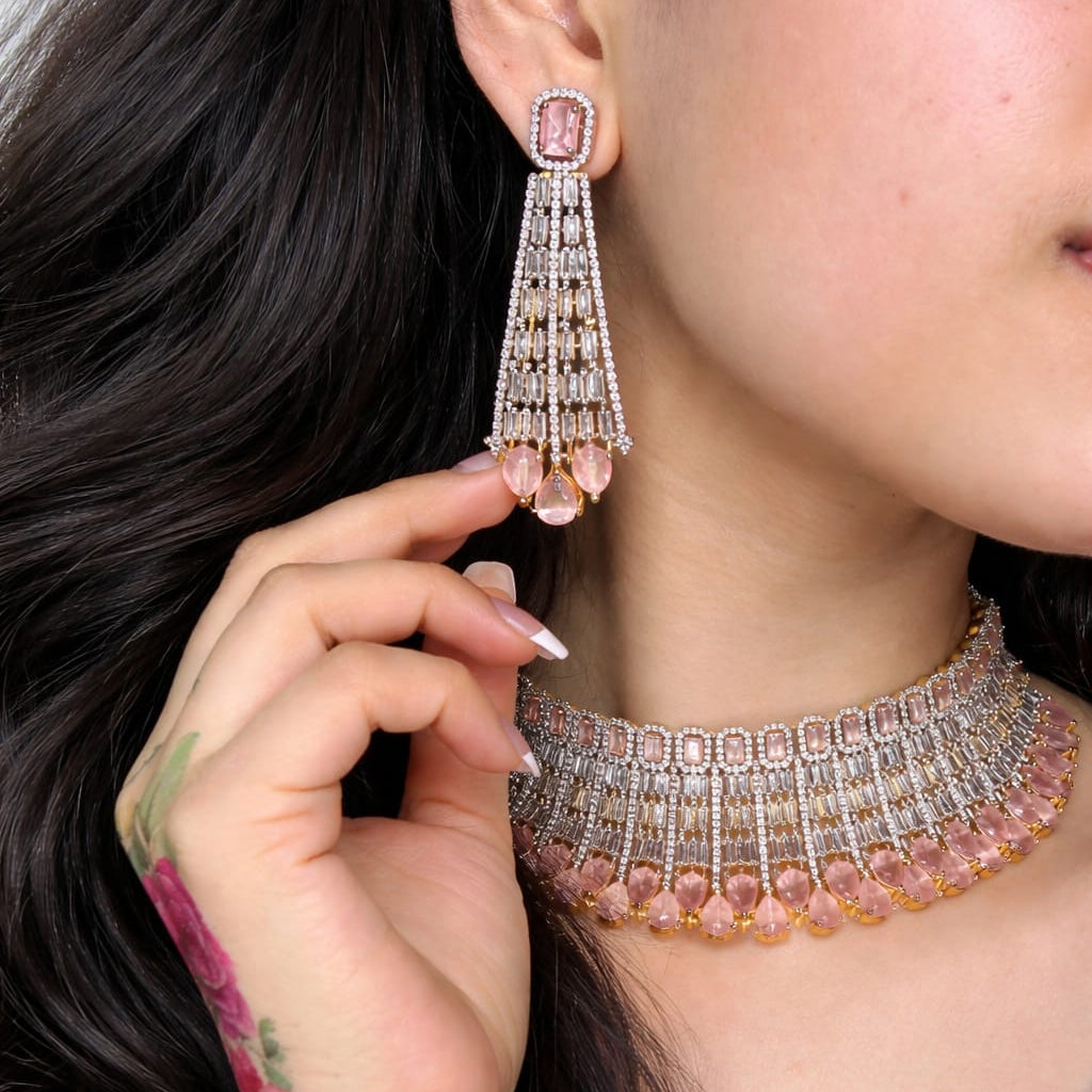 Pink Glow gold plated