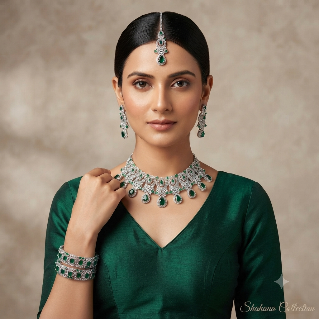 Emerald Éclat Zircon Set