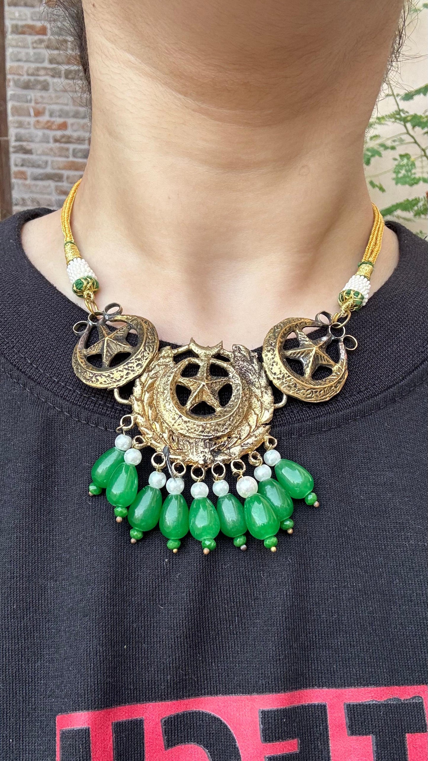 Chand Tara with Moti Set