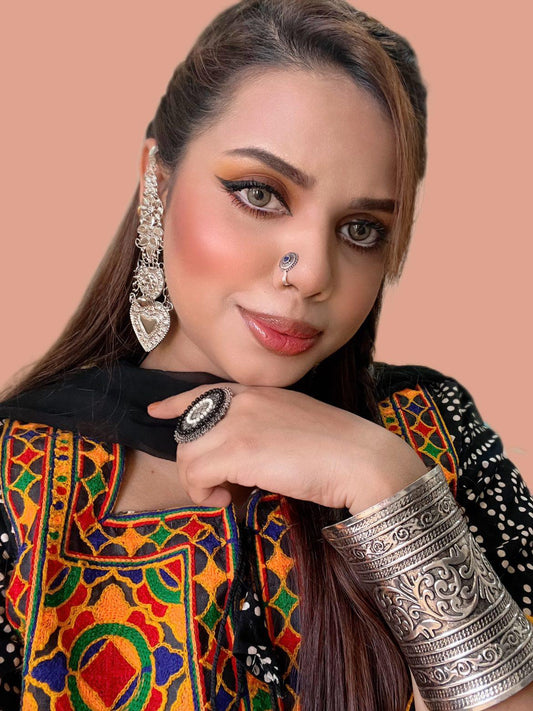 2 Hearts Earrings with Pearls Sahara
