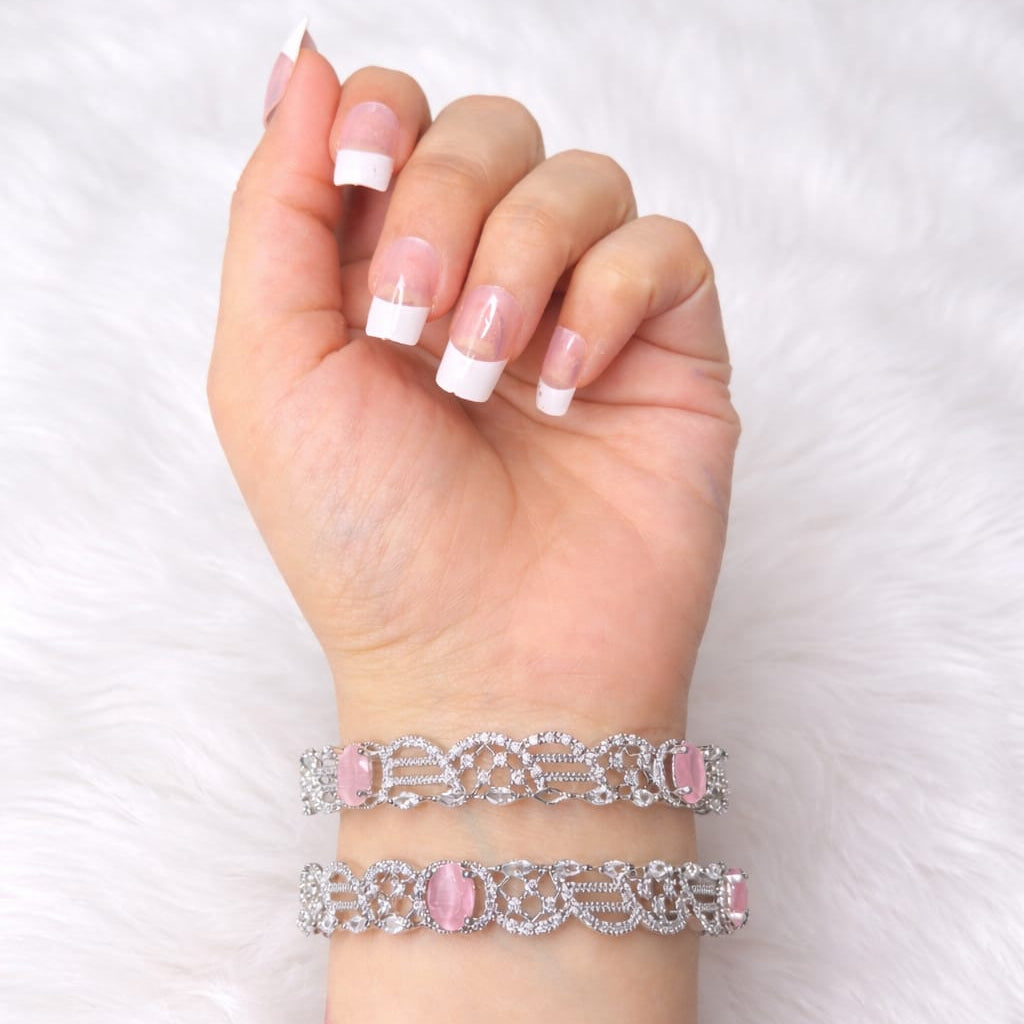 Princess Silver Plated Bangles