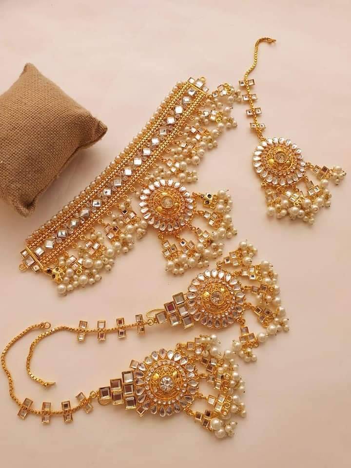 Mirror Kundan Set