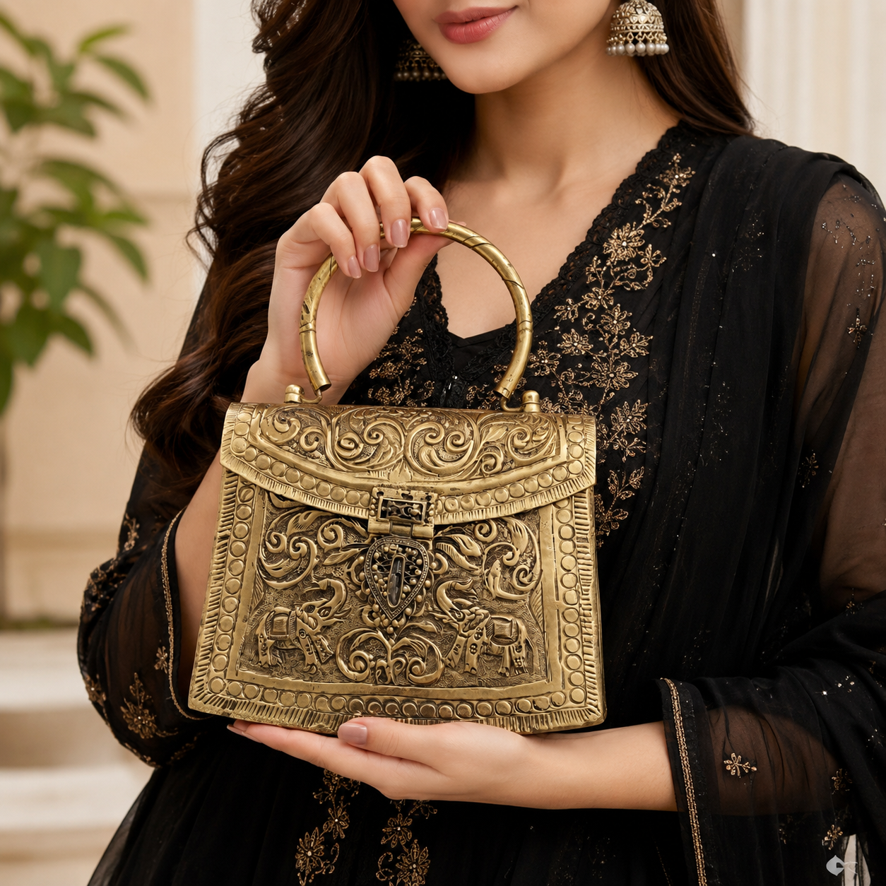 Elephant Heritage Clutch