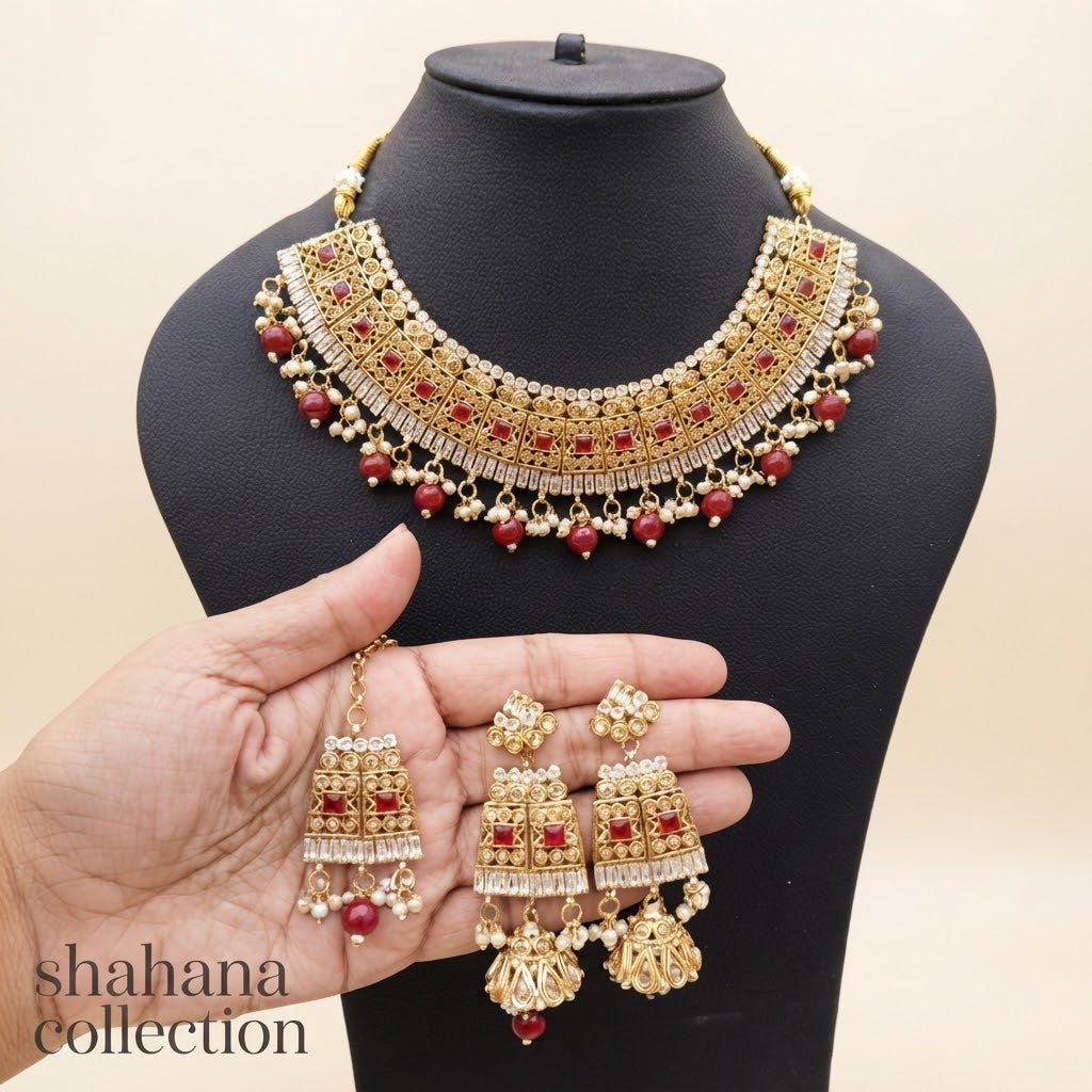 Mumtaz Zircon Bridal Set